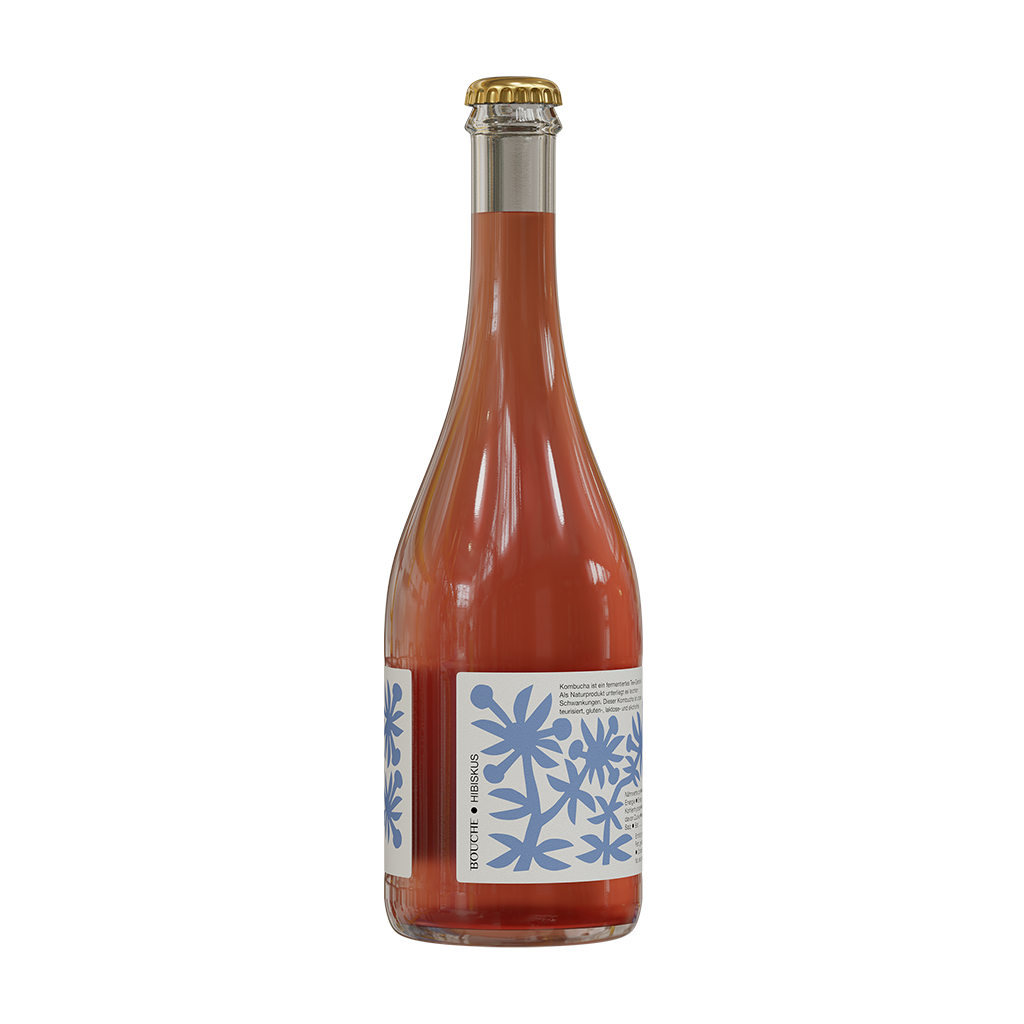 Bouche Kombucha Hibiskus Pet Nat Flasche
