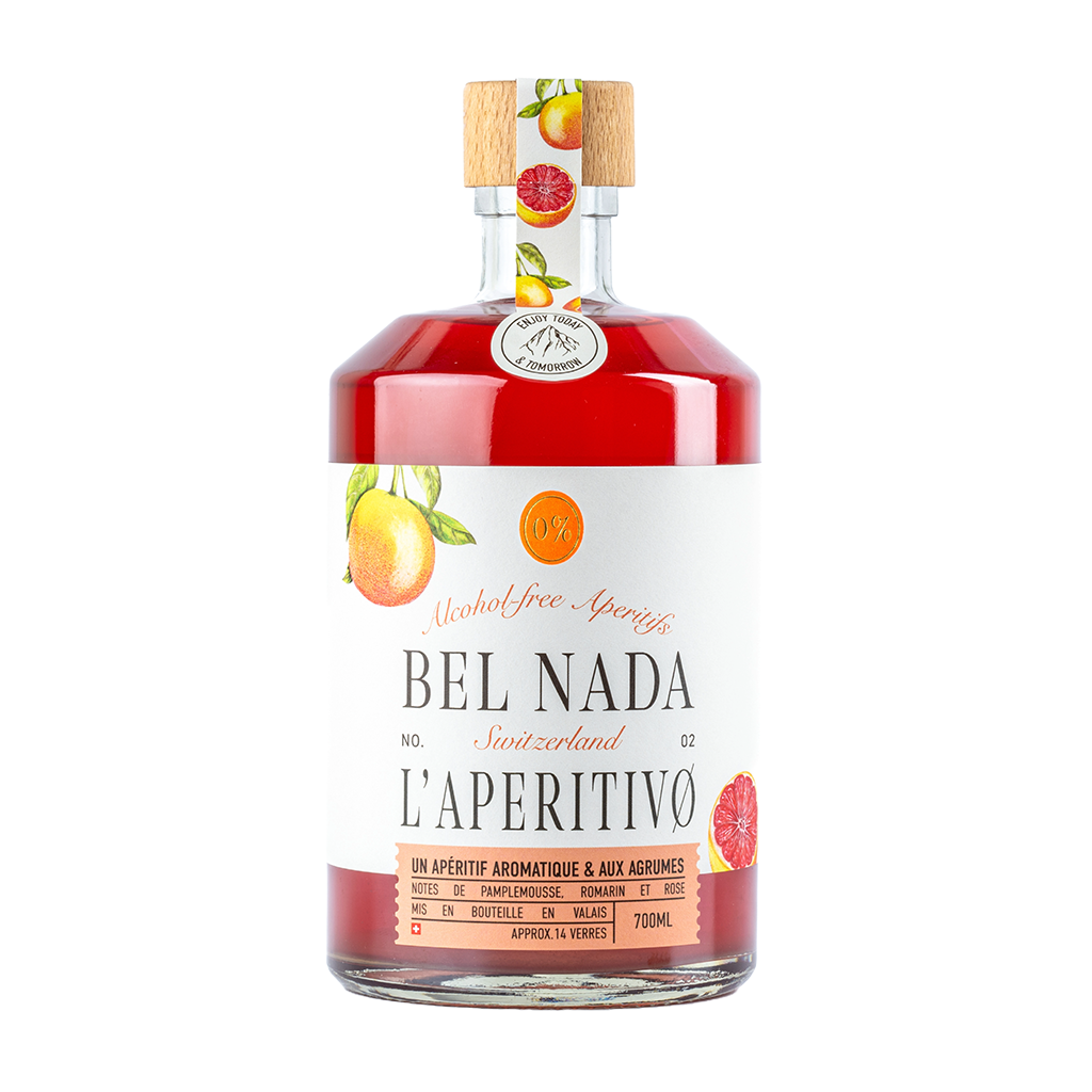 Bel Nada Aperitivo - Alkoholfreier Aperitif  in der 700ml Flasche