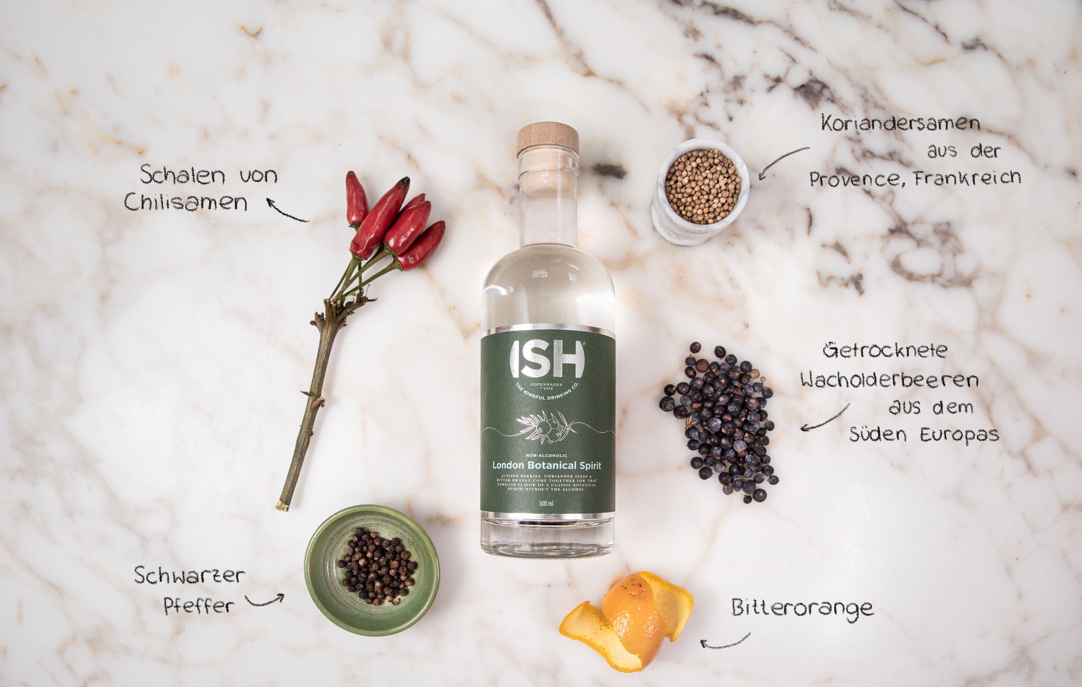 ISH Spirits London Botanical - Non -alcoholic gin alternative