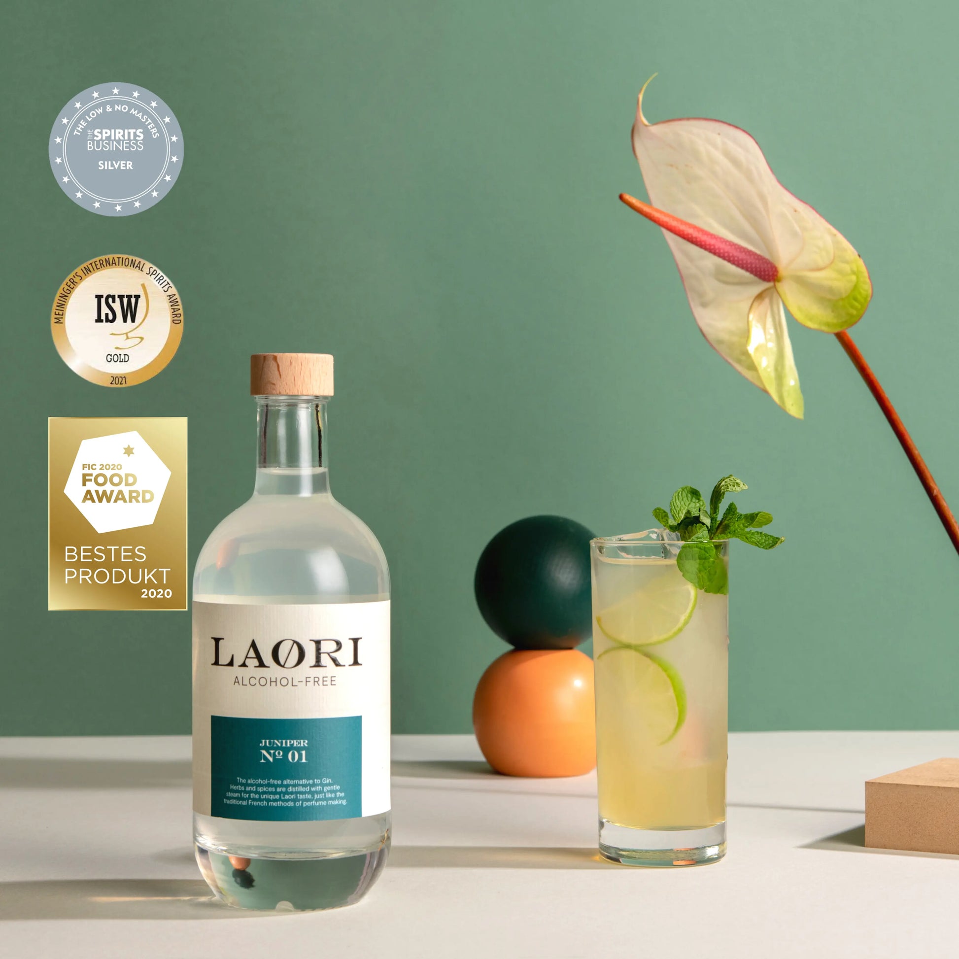 Laori Juniper - alkoholfreie Gin-Alternative für Longdrinks & Cocktails