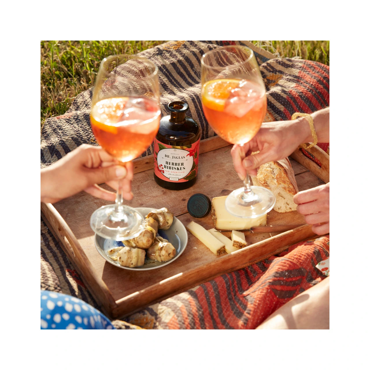 Dr. Jaglas Herber Hibiskus - alcohol-free aperitif