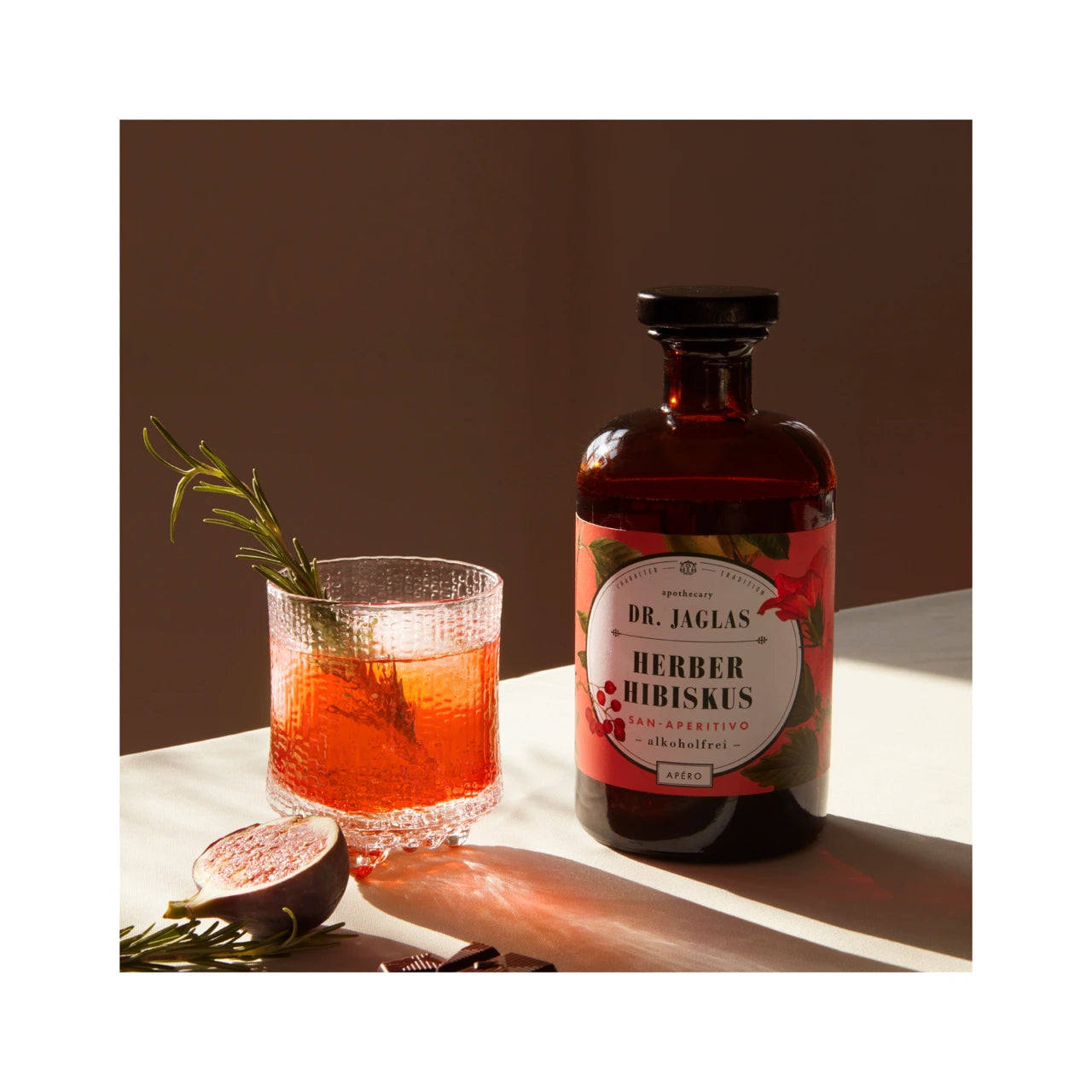 Dr. Jaglas Herber Hibiskus - alcohol-free aperitif