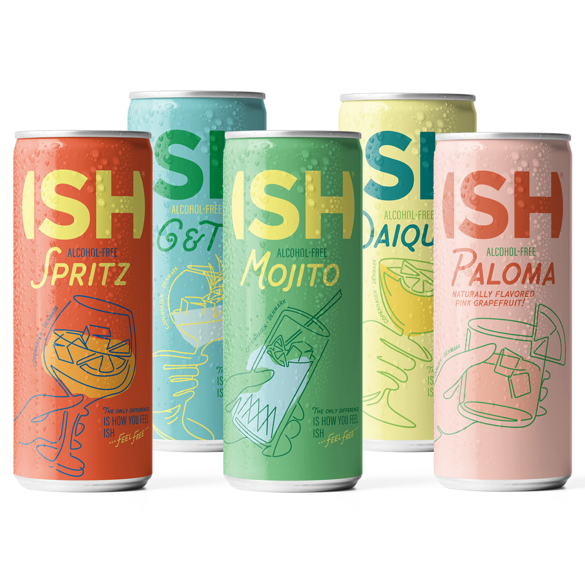 ISH alkoholfreie Cocktails in der Dose Bundle