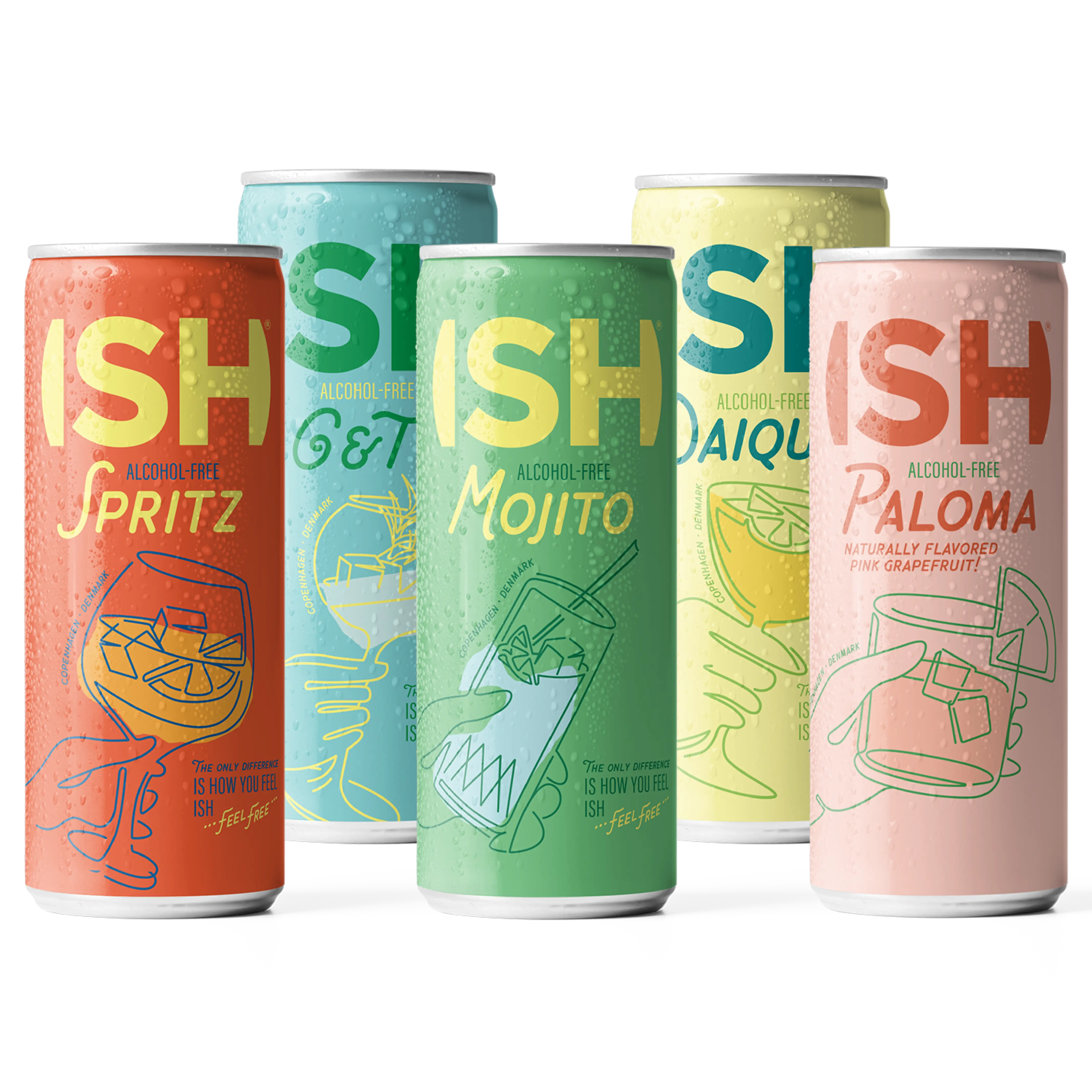 ISH alkoholfreie Cocktails in der Dose Bundle