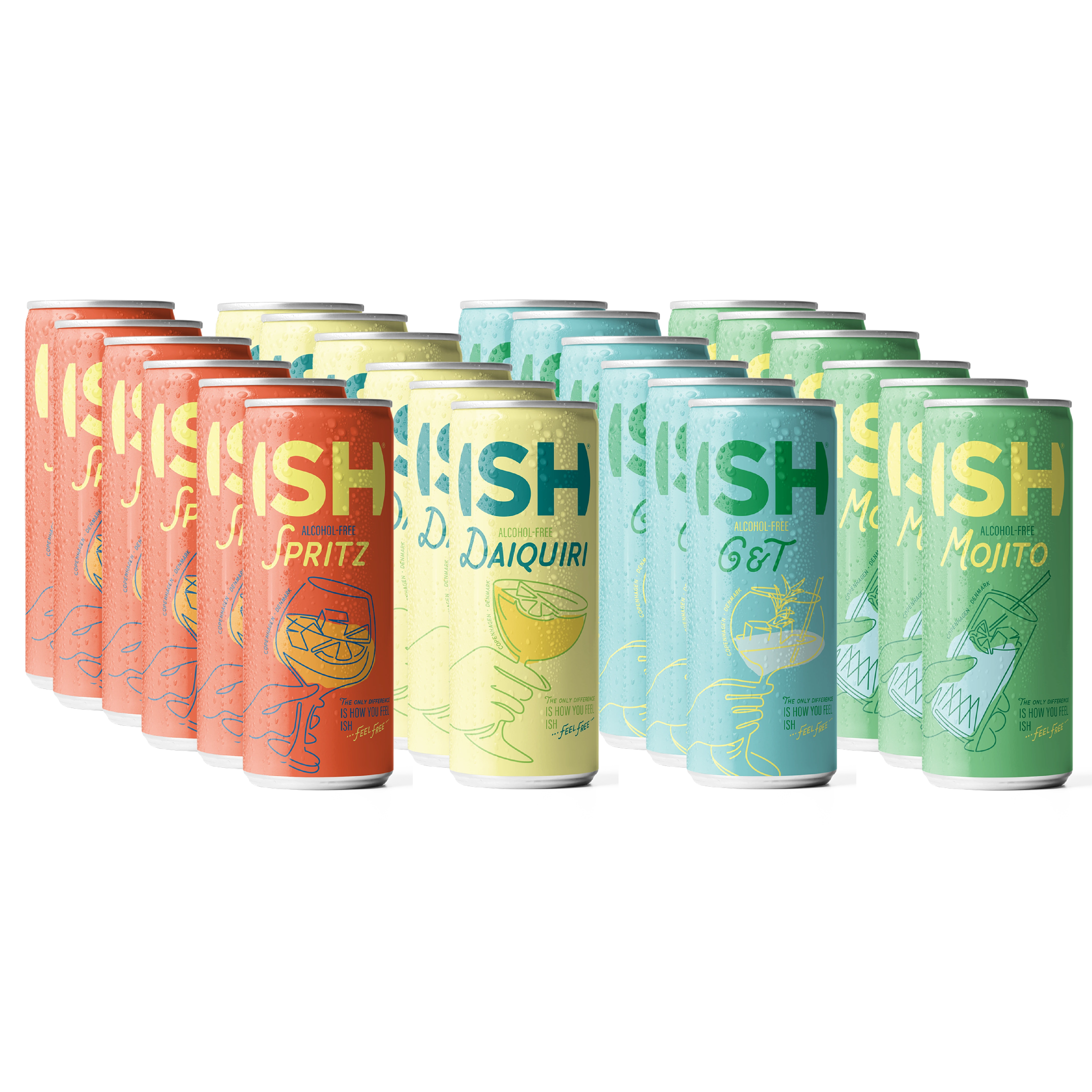 ISH Spirits - alkoholfreier Cocktail in der Dose (24-Pack)