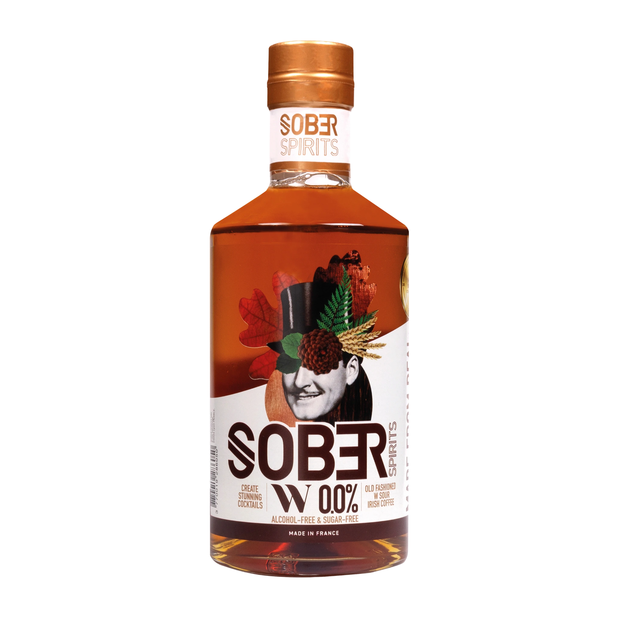 Sober Spirits W 0.0% – Non-alcoholic bourbon whiskey alternative