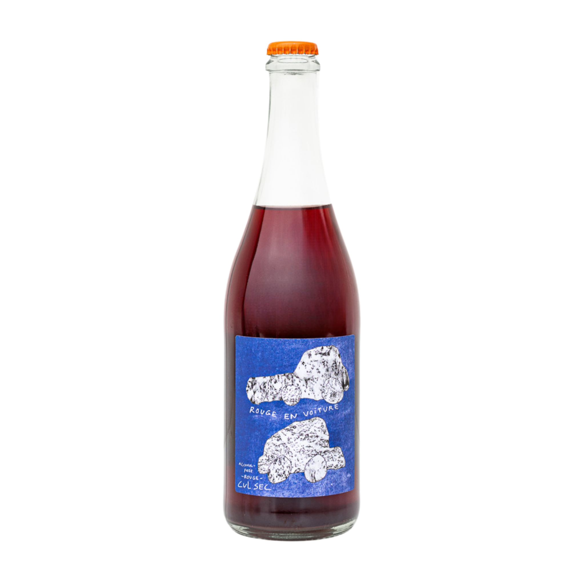 Cul Sec Rouge En Voiture - alkoholfreie Natural Wine Alternative