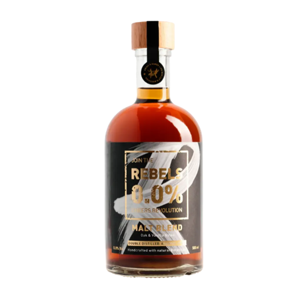 Rebels 0,0% Malt Blend - alkoholfreie Whiskey-Alternative