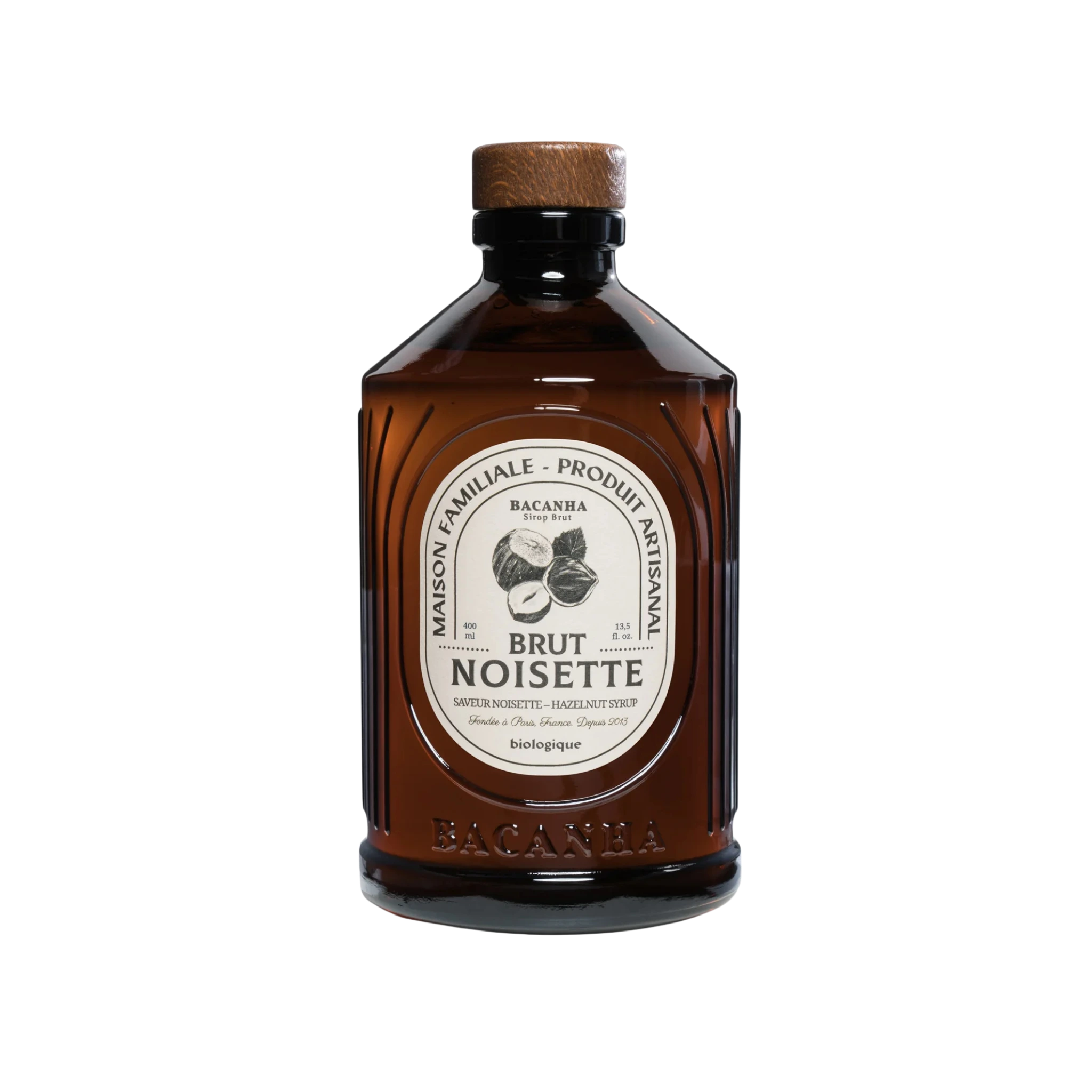 Bacanha Haselnuss Sirup Bio (Sirop Brut)