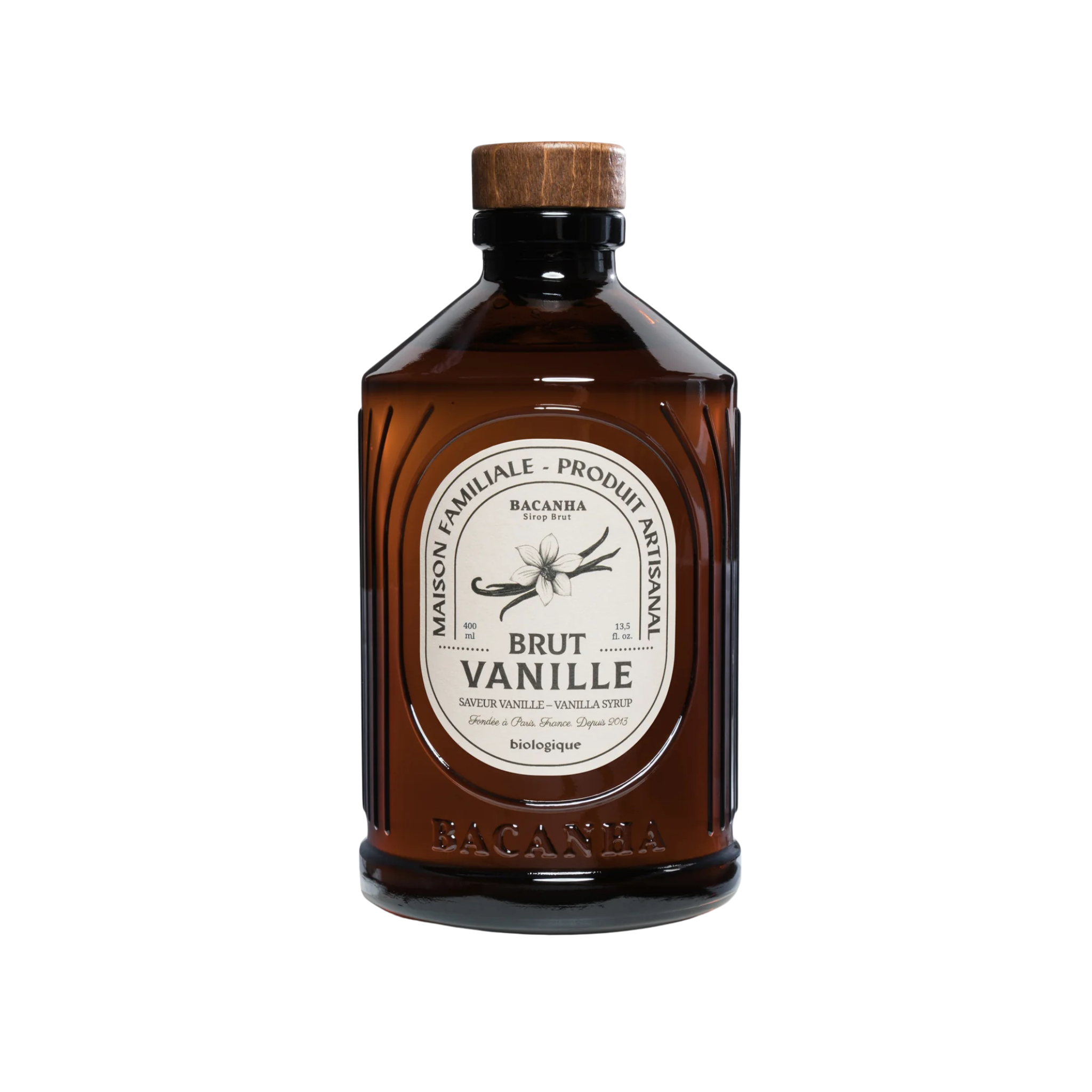 Bacanha Vanille Sirup Bio (Sirop Brut)