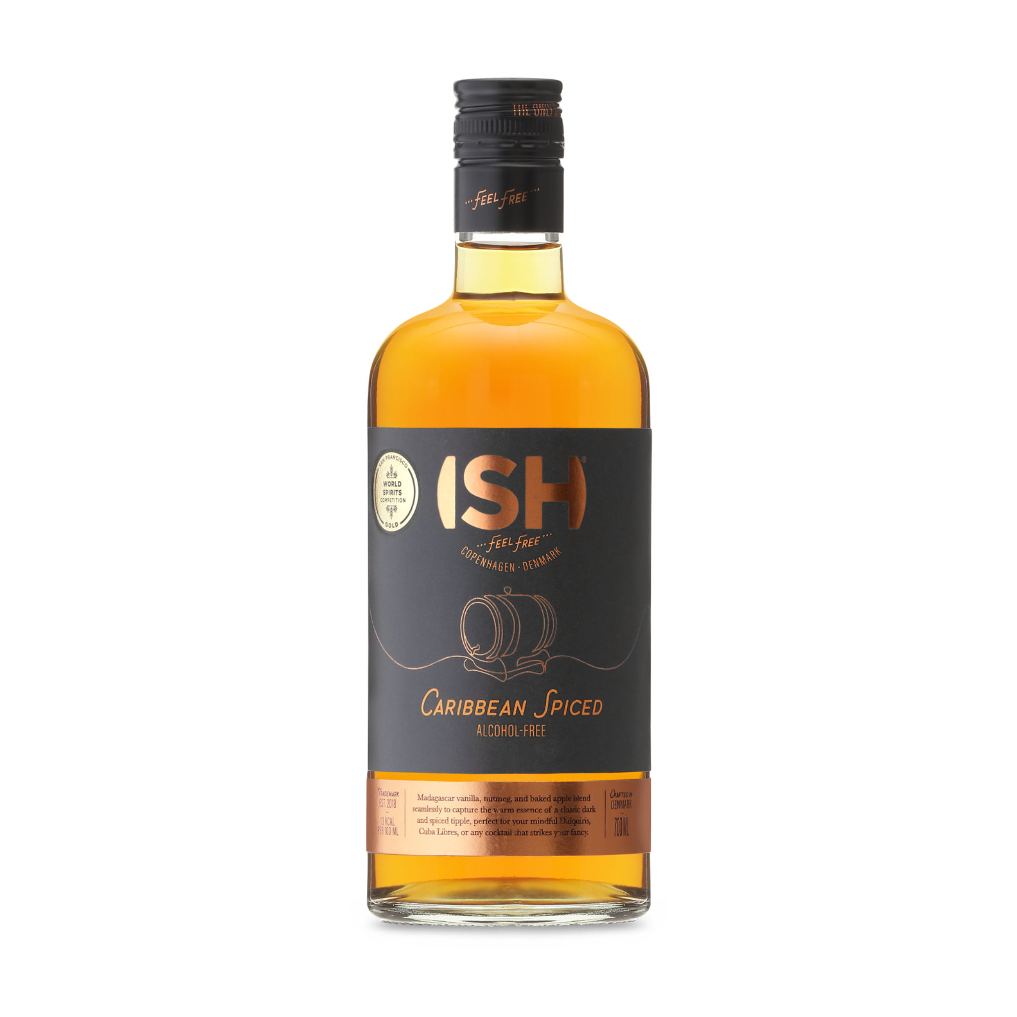 ISH Spirits Caribbean Spiced - alkoholfreie Alternative zu Rum