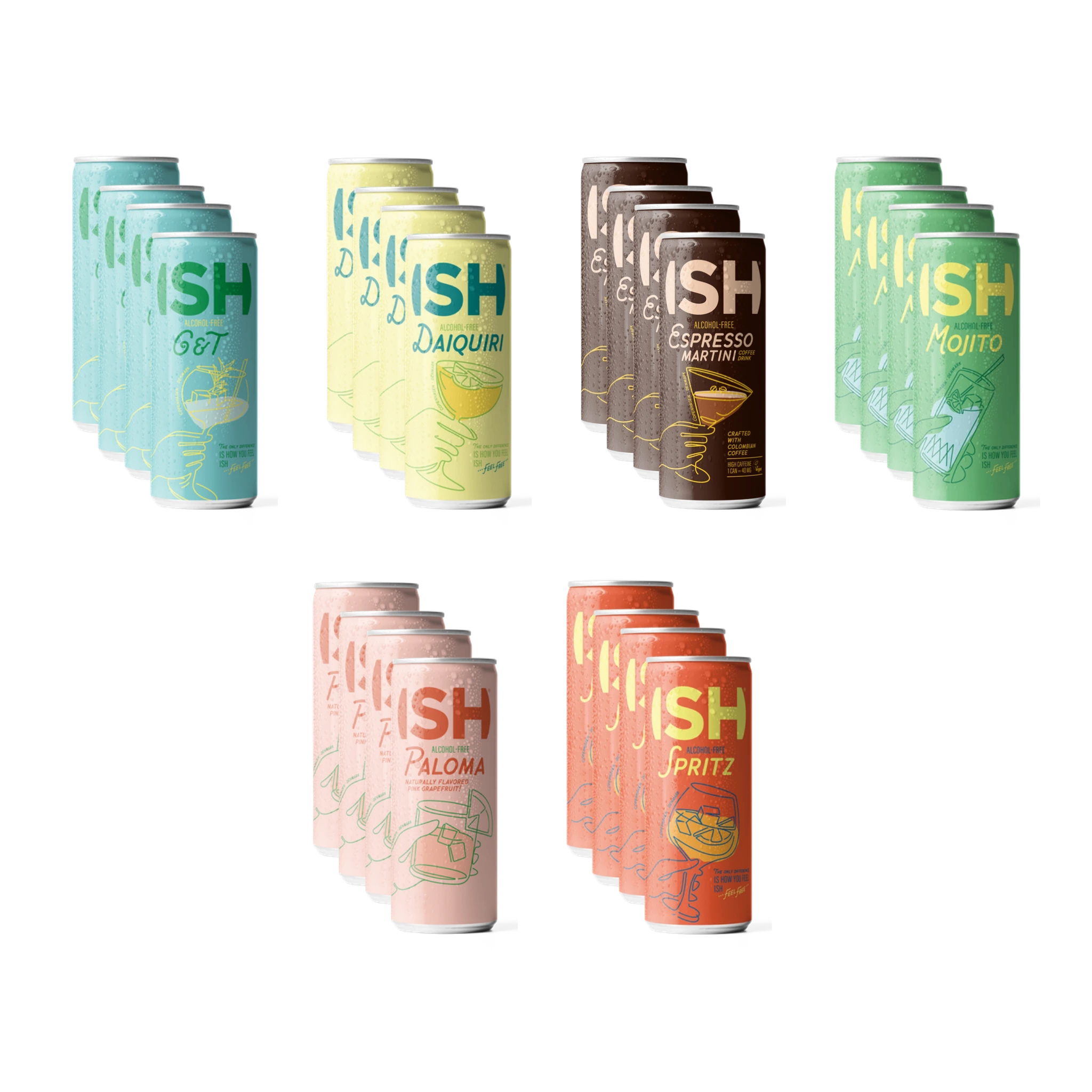 ISH Cocktail-Mix alkoholfrei – 24 Dosen