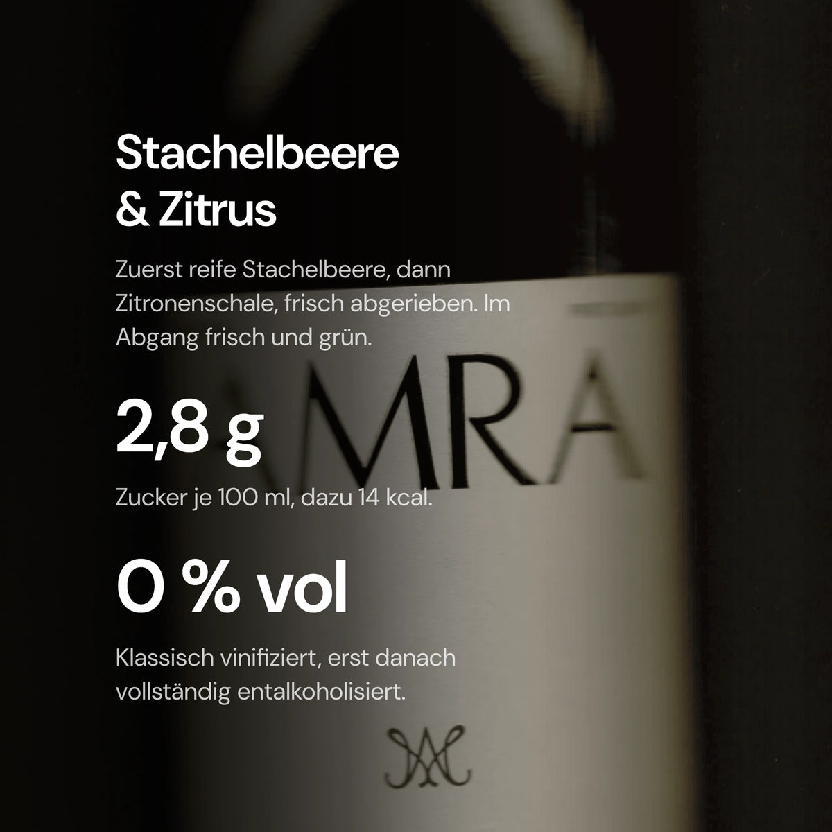 AMRA Missed You - alkoholfreier Sauvignon Blanc