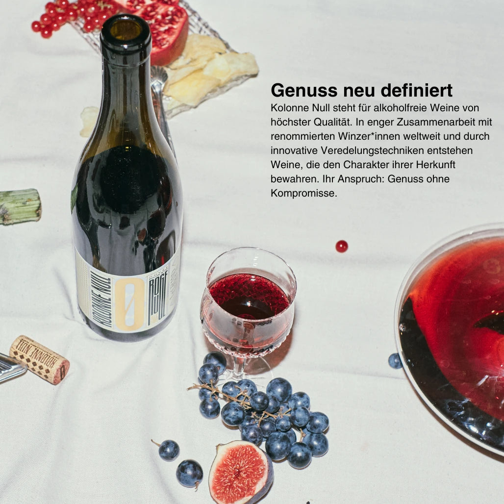 Kolonne Null Cuvée N.02 Rouge - alkoholfreier Rotwein