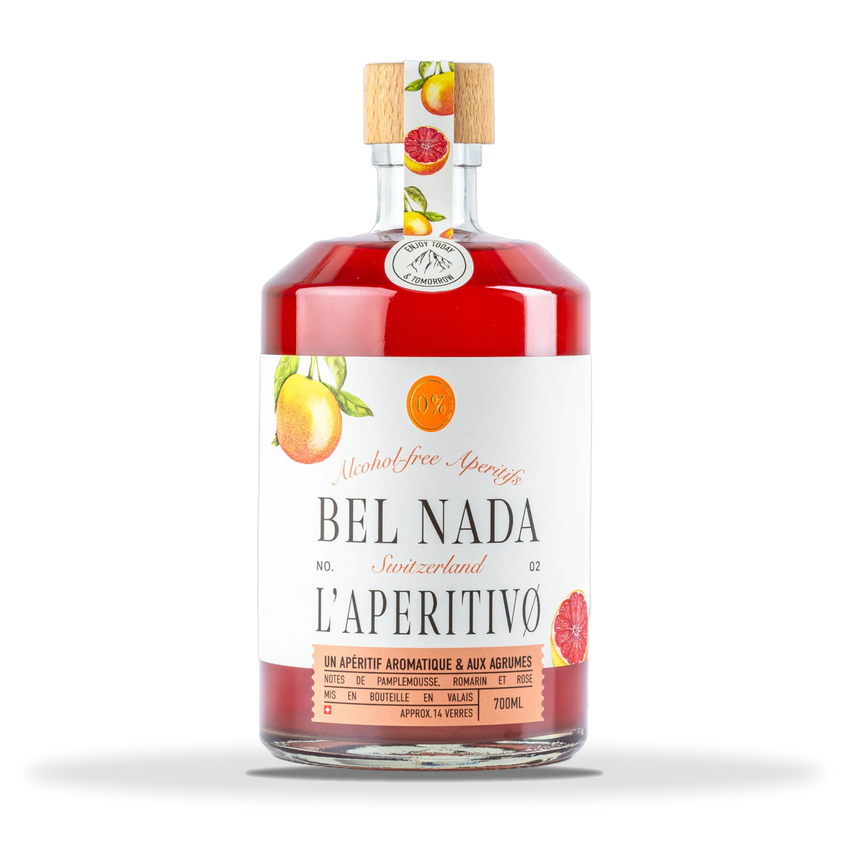 Bel Nada L’Aperitivo, alkoholfreier Aperitif, 0,7-l-Flasche