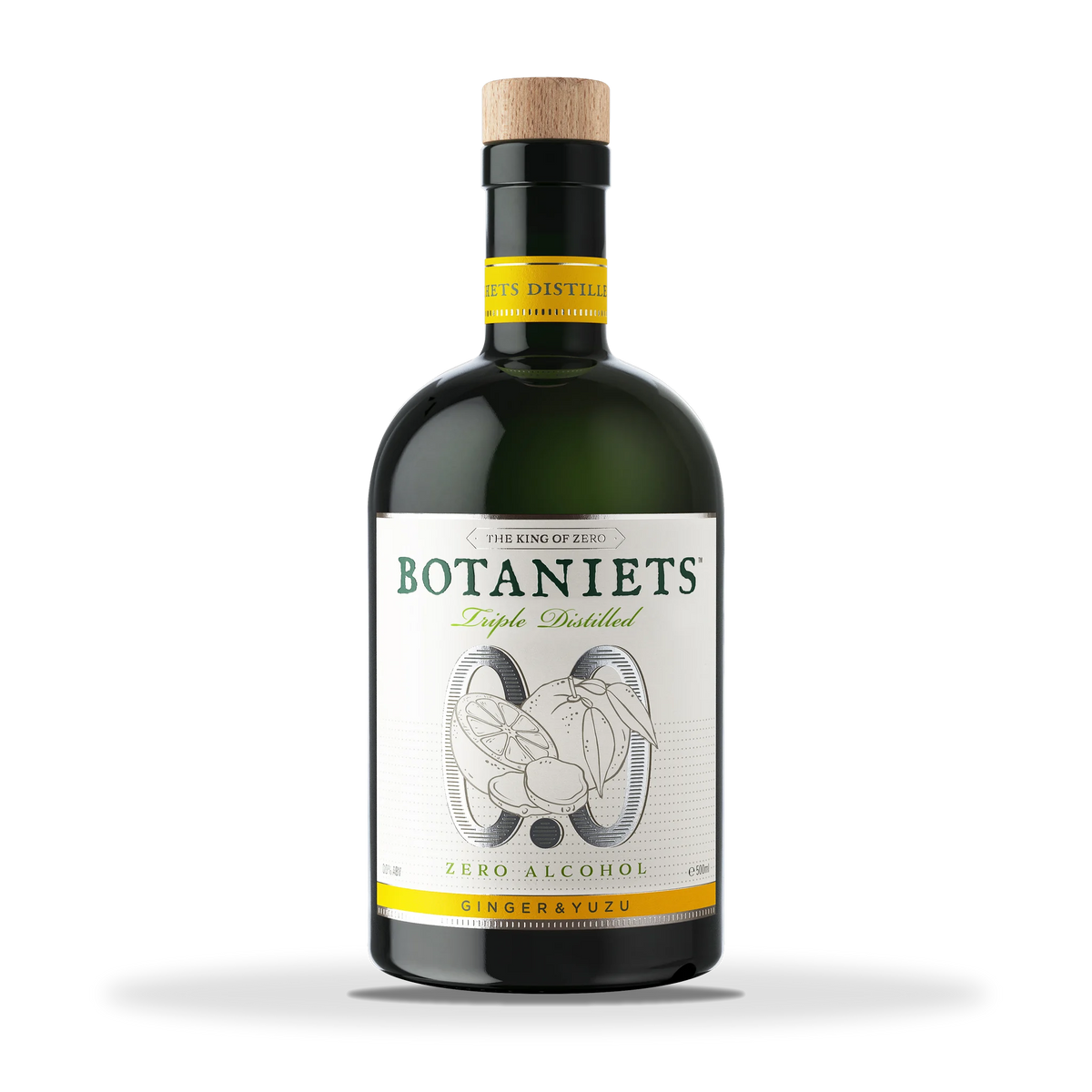 Botaniets Ginger & Yuzu, alkoholfreier Botanical, 0,5-l-Flasche