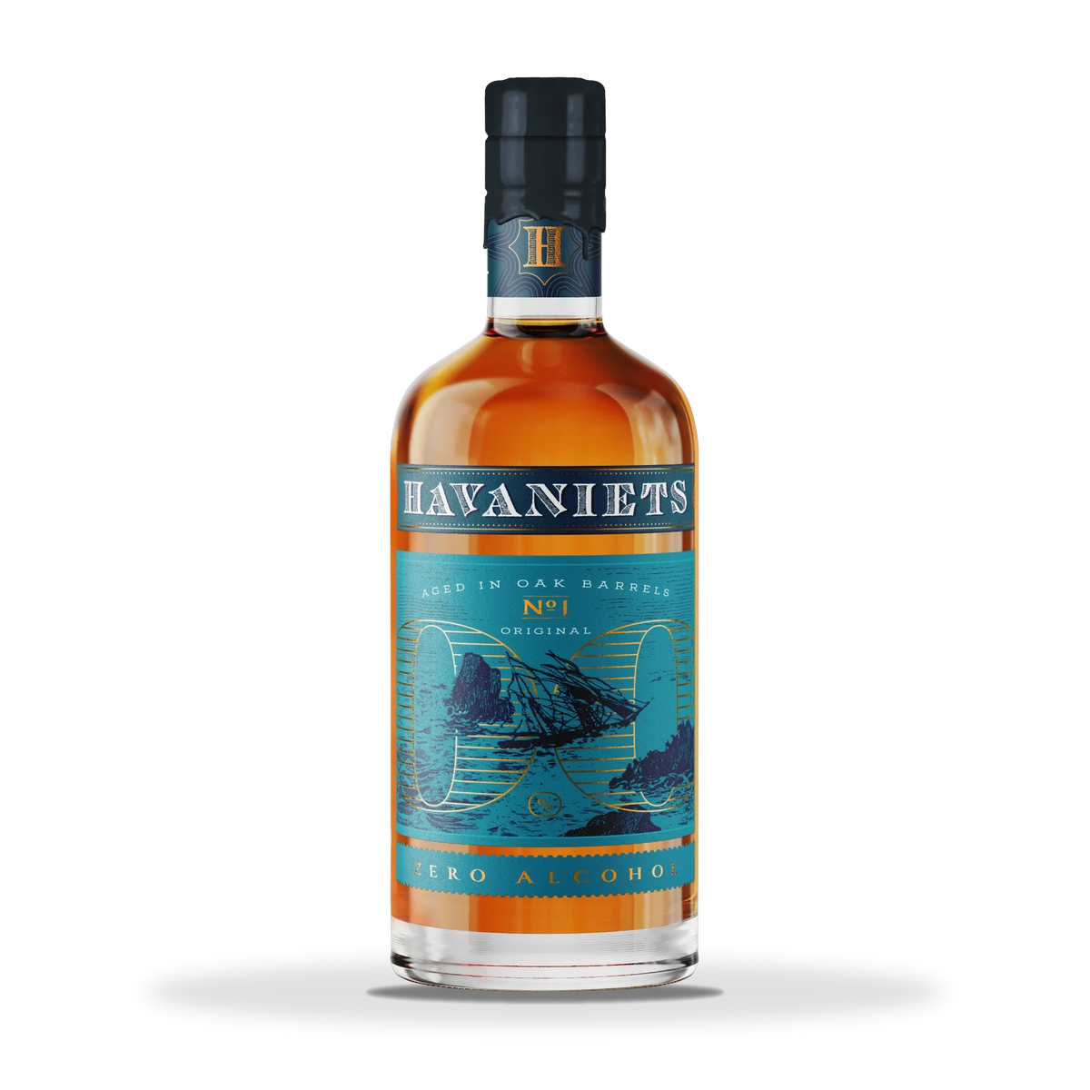 Havaniets Nr. 1, fassgereifter Botanical, alkoholfrei, 0,5-l-Flasche