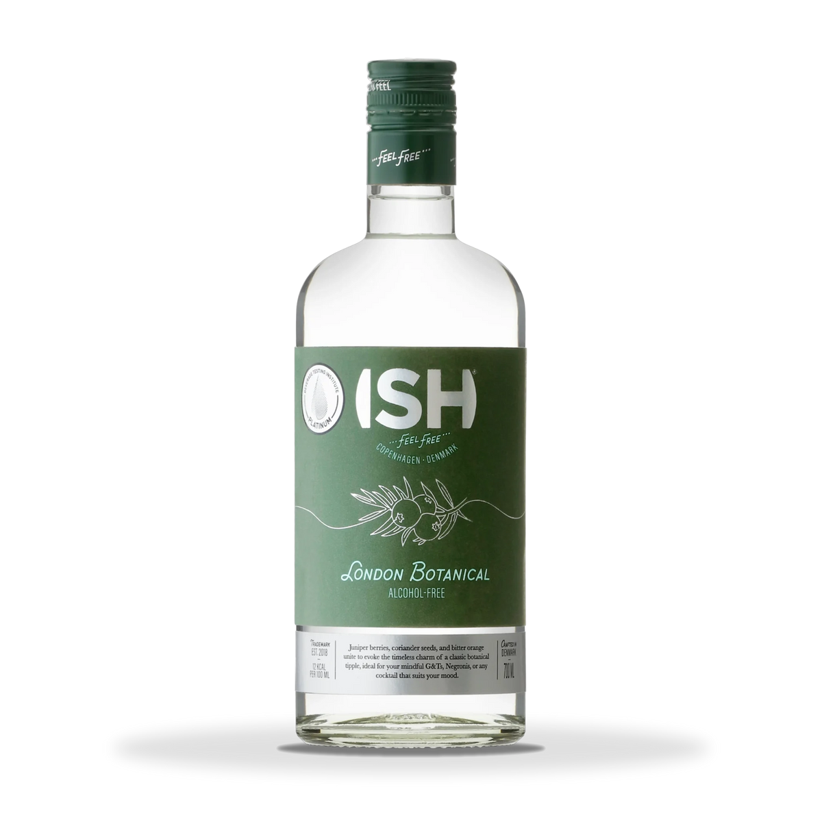 ISH London Botanical mit Wacholder, alkoholfrei, 0,7-l-Flasche