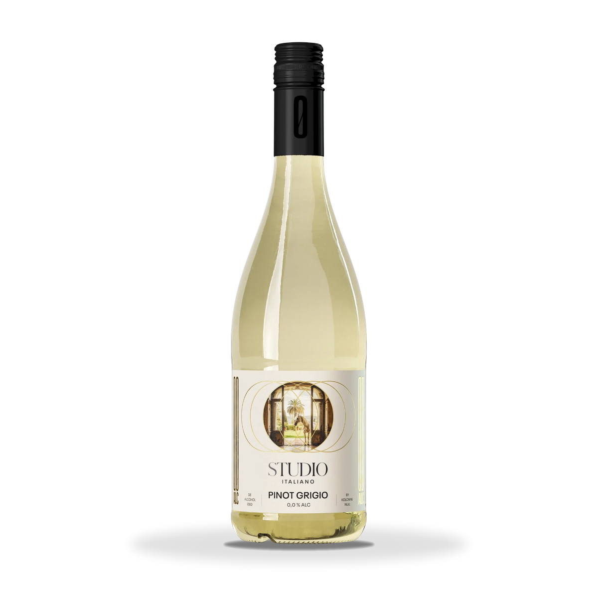 Kolonne Null Studio Italiano Pinot Grigio, alkoholfreier Weißwein, 0,75-l-Flasche