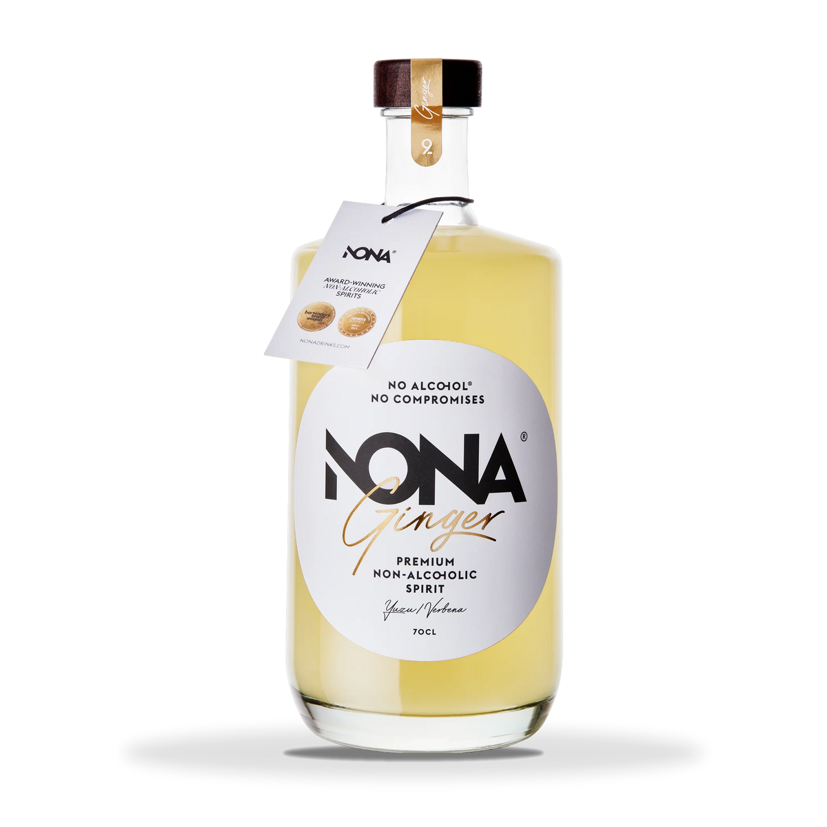 NONA Ginger, alkoholfreier Botanical mit Ingwer, 0,7-l-Flasche
