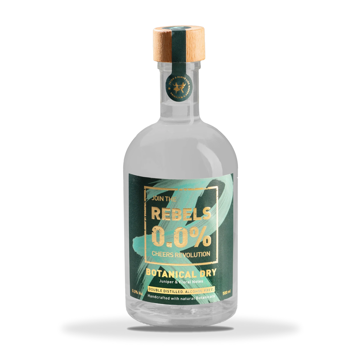Rebels 0,0 % Botanical Dry, alkoholfreier Wacholder-Botanical, 0,5-l-Flasche