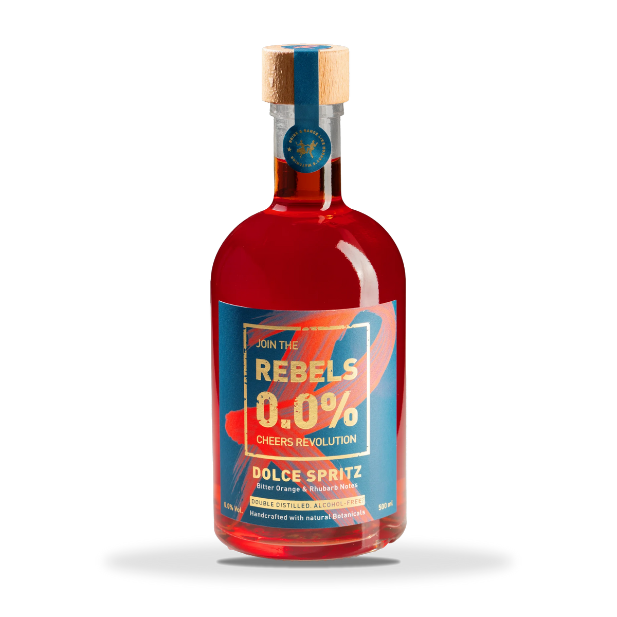 Rebels 0,0 % Dolce Spritz, alkoholfreier Aperitif, 0,5-l-Flasche