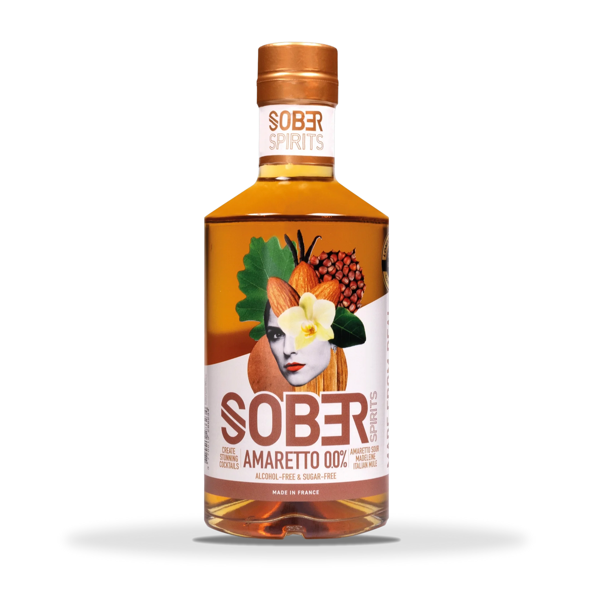 Sober Spirits Amaretto, alkoholfreier Botanical, 0,5-l-Flasche