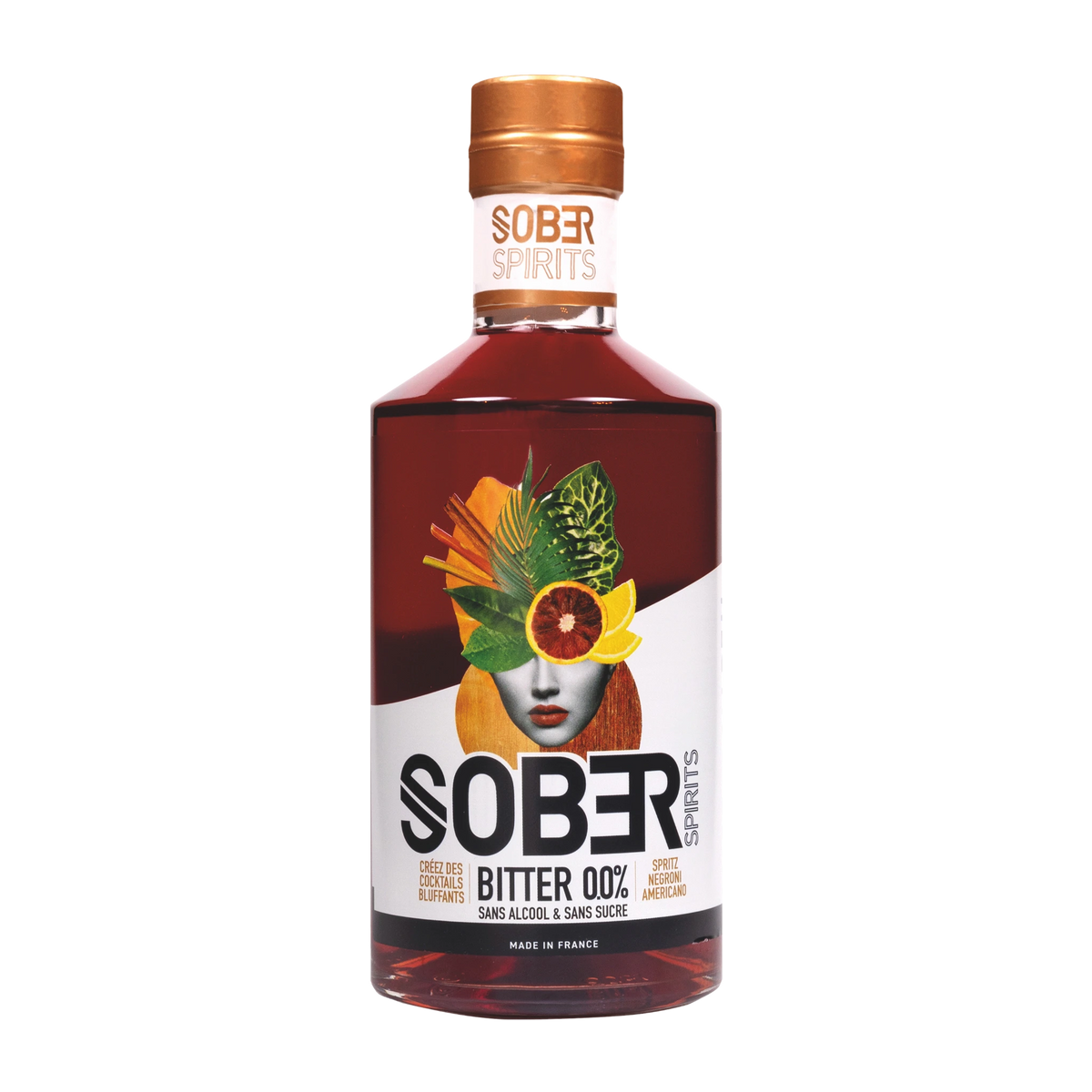 Sober Spirits Bitter, alkoholfreier Bitter-Aperitif, 0,5-l-Flasche